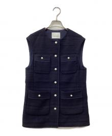 ANAYI（アナイ）の古着「ツイードジレ」｜ネイビー