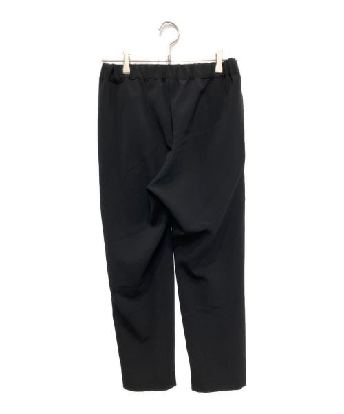 TRAVAIL MANUEL（トラバイユマニュアル）TRAVAIL MANUEL (トラバイユマニュアル) ダブルクロス2タックスラントパンツ ブラック サイズ:Mの古着・服飾アイテム