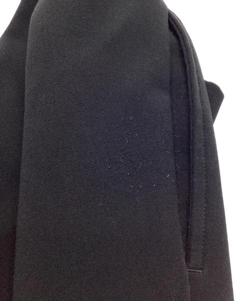 TRAVAIL MANUEL（トラバイユマニュアル）TRAVAIL MANUEL (トラバイユマニュアル) ダブルクロス2タックスラントパンツ ブラック サイズ:Mの古着・服飾アイテム