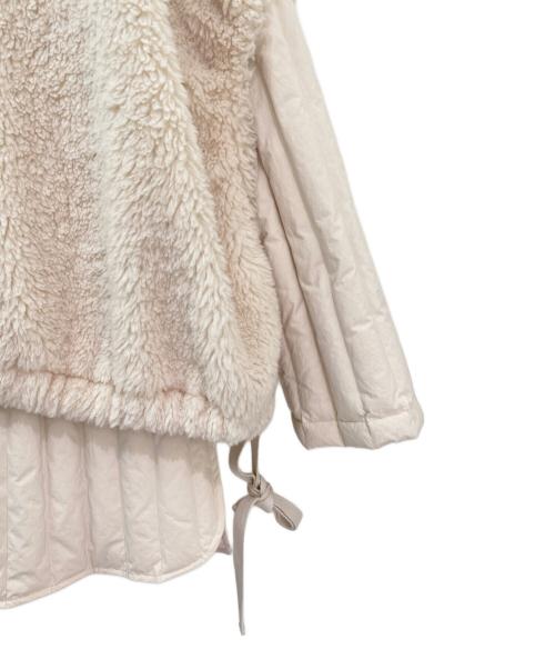 CLANE（クラネ）CLANE (クラネ) BOA VEST LAYERED DOWN COAT アイボリー サイズ:１の古着・服飾アイテム