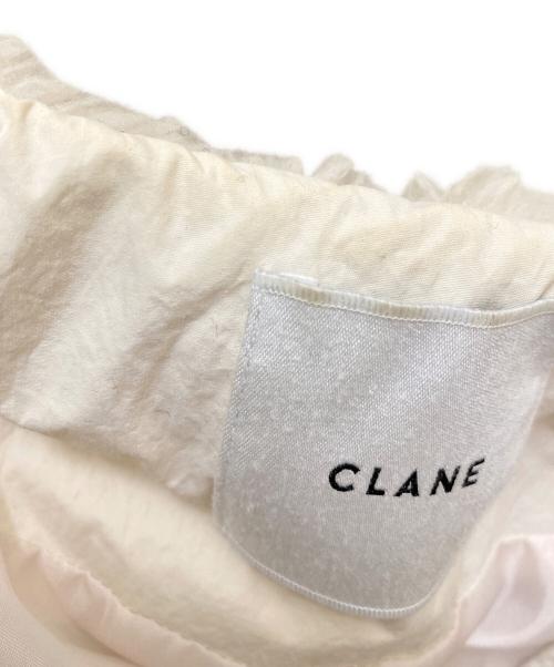 CLANE（クラネ）CLANE (クラネ) BOA VEST LAYERED DOWN COAT アイボリー サイズ:１の古着・服飾アイテム