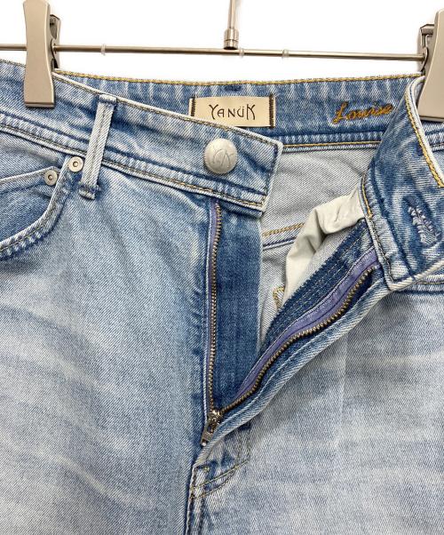 YANUK（ヤヌーク）YANUK (ヤヌーク) LOUISE ストレートデニムパンツ インディゴ サイズ:24の古着・服飾アイテム