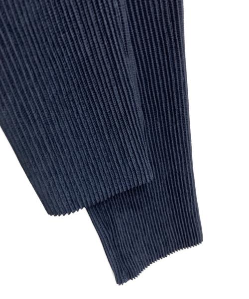 SPECCHIO（スペッチオ）SPECCHIO (スペッチオ) シャトルプリーツ 9分丈 テーパードパンツ ネイビー サイズ:40の古着・服飾アイテム