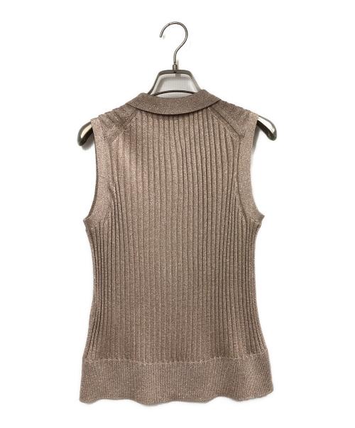 ebure（エブール）EBURE (エブール) ミックスカラーラメ ニットトップス ピンク サイズ:FREEの古着・服飾アイテム