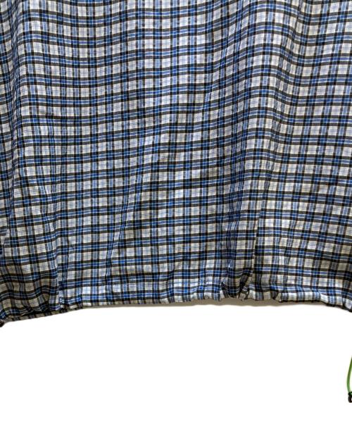 kelen（ケレン）kelen (ケレン) JAFAR ニットカラーチェックポロシャツ ブルー サイズ:38の古着・服飾アイテム