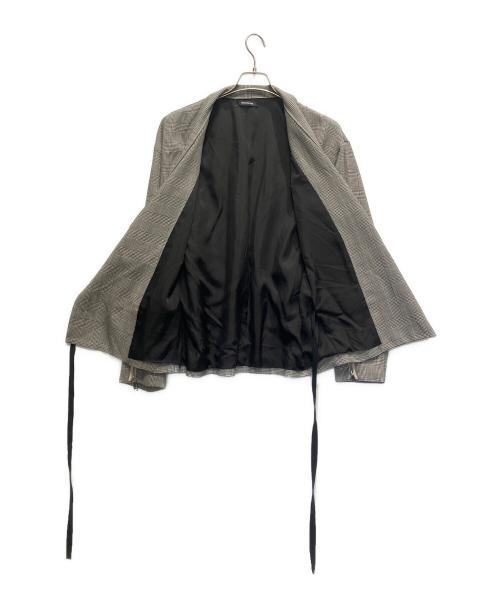 CHRISTIAN DADA（クリスチャンダダ）CHRISTIAN DADA (クリスチャンダダ) チェックジャケット ブラック サイズ:44の古着・服飾アイテム