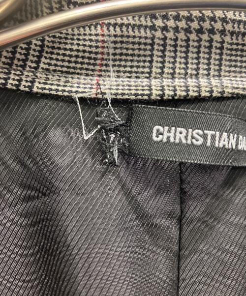 CHRISTIAN DADA（クリスチャンダダ）CHRISTIAN DADA (クリスチャンダダ) チェックジャケット ブラック サイズ:44の古着・服飾アイテム