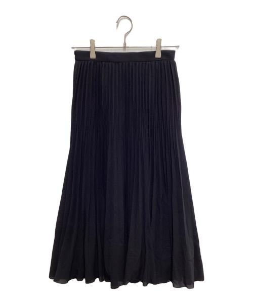 ANAYI（アナイ）ANAYI (アナイ) シアードビープリーツ スカート ネイビー サイズ:36の古着・服飾アイテム