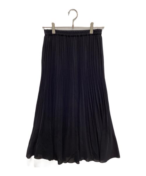 ANAYI（アナイ）ANAYI (アナイ) シアードビープリーツ スカート ネイビー サイズ:36の古着・服飾アイテム