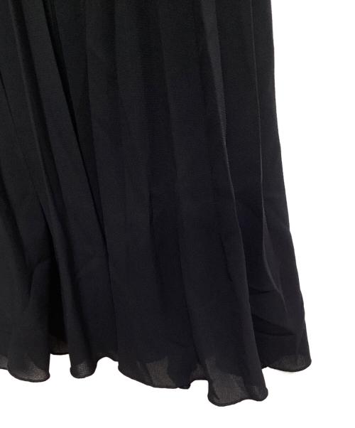 ANAYI（アナイ）ANAYI (アナイ) シアードビープリーツ スカート ネイビー サイズ:36の古着・服飾アイテム