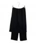 FRAMeWORK (フレームワーク) メランジツイルレイヤードボトムス ブラック サイズ:36：6000円