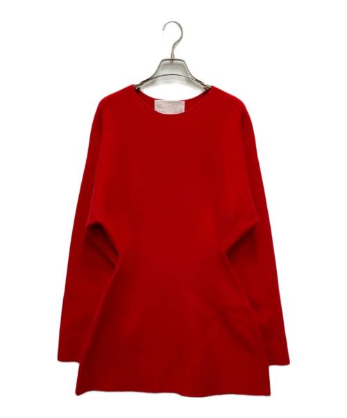 MYLAN（マイラン）MYLAN (マイラン) ウールカシミヤニットミニドレス レッド サイズ:Free　　　　の古着・服飾アイテム