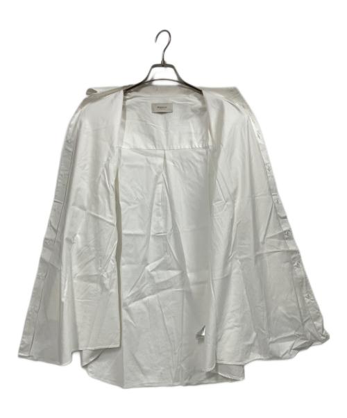 parigot（パリゴ）parigot (パリゴ) アシンメトリーチュニックシャツ ホワイト サイズ:FREEの古着・服飾アイテム