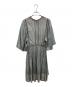 ISABEL MARANT ETOILE (イザベルマランエトワール) THEA シルクエンブロイダリー ボリュームワンピース グレー サイズ:34：15000円
