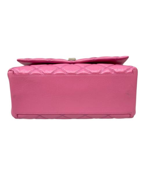 MARC JACOBS（マークジェイコブズ）MARC JACOBS (マークジェイコブズ) チェーンショルダーバッグ QUILTED LEATHER DUAL BAG THE DUAL CHAIN SHOULDER ピンクの古着・服飾アイテム