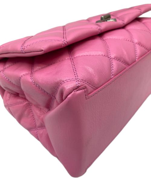 MARC JACOBS（マークジェイコブズ）MARC JACOBS (マークジェイコブズ) チェーンショルダーバッグ QUILTED LEATHER DUAL BAG THE DUAL CHAIN SHOULDER ピンクの古着・服飾アイテム