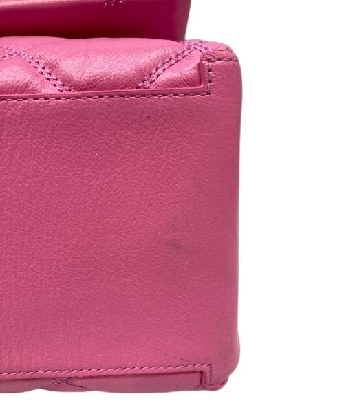 MARC JACOBS（マークジェイコブズ）MARC JACOBS (マークジェイコブズ) チェーンショルダーバッグ QUILTED LEATHER DUAL BAG THE DUAL CHAIN SHOULDER ピンクの古着・服飾アイテム