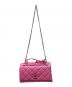 MARC JACOBS (マークジェイコブズ) チェーンショルダーバッグ QUILTED LEATHER DUAL BAG THE DUAL CHAIN SHOULDER ピンク：35000円