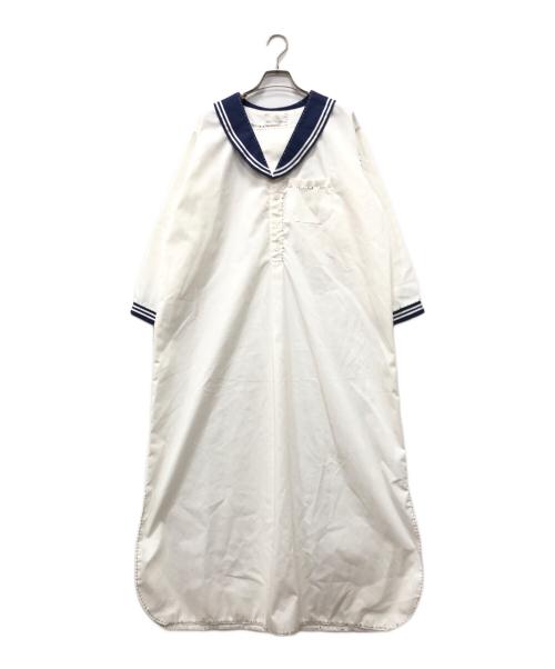 keisuke kanda（ケイスケカンダ）keisuke kanda (ケイスケカンダ) セーラーワンピース ホワイト×ネイビー サイズ:Fの古着・服飾アイテム