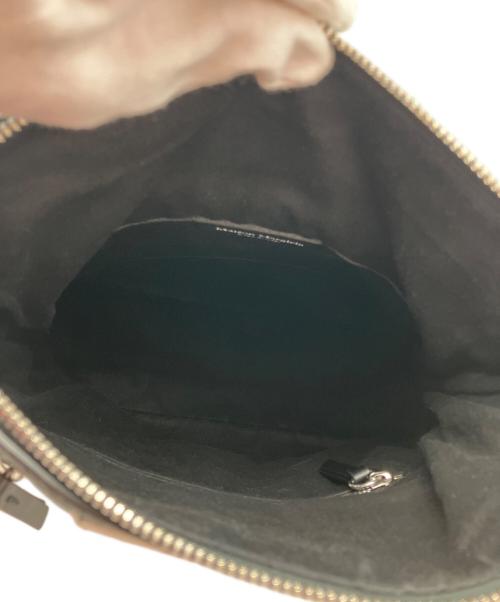 Maison Margiela（メゾンマルジェラ）Maison Margiela (メゾンマルジェラ) 5AC レザー クラッチ & ショルダーバッグ ブラックの古着・服飾アイテム