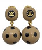 CHANELシャネル）の古着「ドットボール イヤリング」｜ベージュ