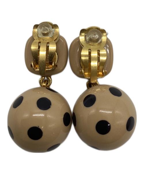 CHANEL（シャネル）CHANEL (シャネル) ドットボール イヤリング ベージュの古着・服飾アイテム