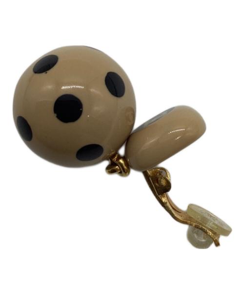 CHANEL（シャネル）CHANEL (シャネル) ドットボール イヤリング ベージュの古着・服飾アイテム