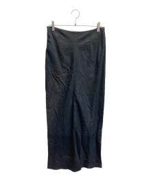 MUSE de Deuxieme Classe（ミューズ ドゥーズィエム クラス）の古着「OGLINEN タイトスカート」｜ブラック