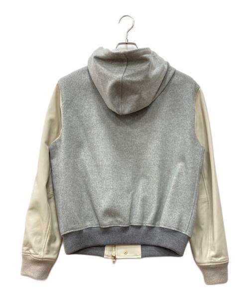 EMMETI（エンメティ）EMMETI (エンメティ) URBINO レザーパーカ グレー サイズ:50の古着・服飾アイテム