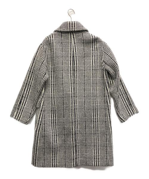 Vandori（ヴァンドリ）Vandori (ヴァンドリ) DESIGNWORKS (デザインワークス) 別注 グレンチェック ニットコート ブラック サイズ:サイズ　SMの古着・服飾アイテム