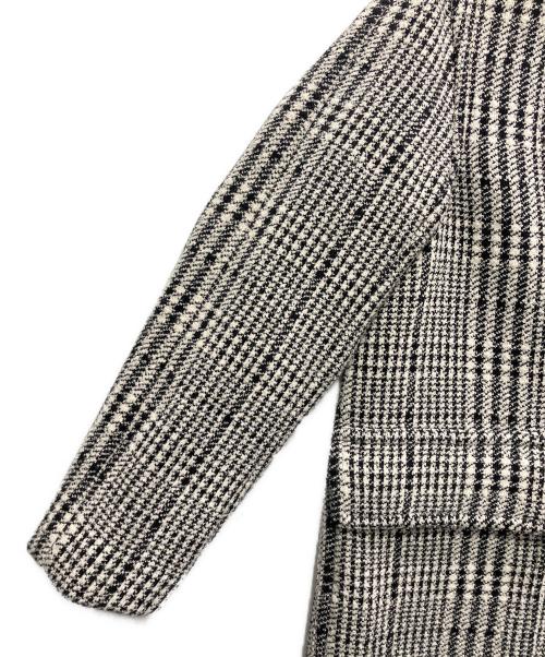 Vandori（ヴァンドリ）Vandori (ヴァンドリ) DESIGNWORKS (デザインワークス) 別注 グレンチェック ニットコート ブラック サイズ:サイズ　SMの古着・服飾アイテム