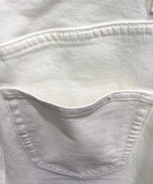 POLO RALPH LAUREN（ポロ・ラルフローレン）POLO RALPH LAUREN (ポロ・ラルフローレン) ハイライズテーパードフィットジーンズ ホワイト サイズ:26Rの古着・服飾アイテム