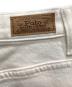 中古・古着 POLO RALPH LAUREN (ポロ・ラルフローレン) ハイライズテーパードフィットジーンズ ホワイト サイズ:26R：8000円