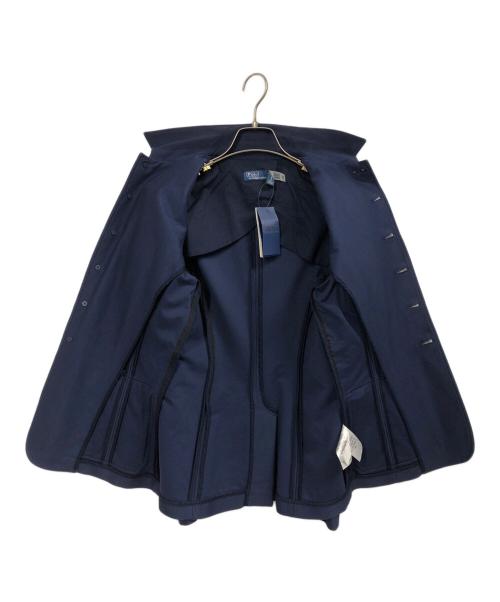 POLO RALPH LAUREN（ポロ・ラルフローレン）POLO RALPH LAUREN (ポロ・ラルフローレン) ストレッチ コットン ツイル ブレザー ネイビー サイズ:2の古着・服飾アイテム
