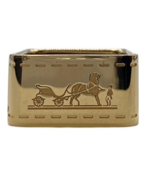 HERMES（エルメス）HERMES (エルメス) スカーフリング 90 ゴールドの古着・服飾アイテム