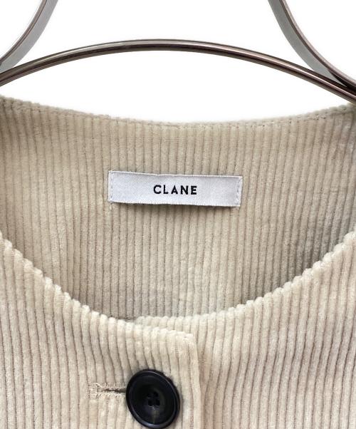 CLANE（クラネ）CLANE (クラネ) CORDUROY JUMPSUIT アイボリー サイズ:１の古着・服飾アイテム