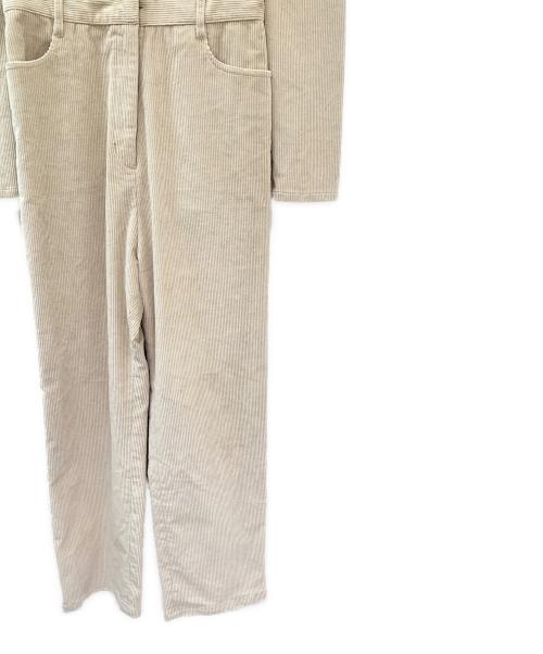 CLANE（クラネ）CLANE (クラネ) CORDUROY JUMPSUIT アイボリー サイズ:１の古着・服飾アイテム