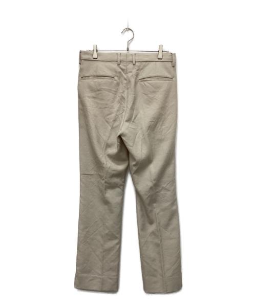 TOMORROW LAND（トゥモローランド）TOMORROW LAND (トゥモローランド) マリンセーラークロス 1プリーツ1ダーツ ストレートパンツ ベージュ サイズ:Sの古着・服飾アイテム