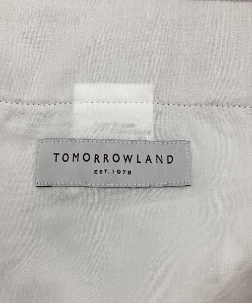 TOMORROW LAND（トゥモローランド）TOMORROW LAND (トゥモローランド) マリンセーラークロス 1プリーツ1ダーツ ストレートパンツ ベージュ サイズ:Sの古着・服飾アイテム