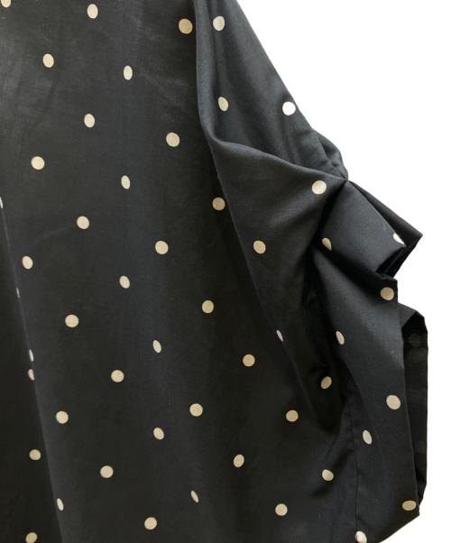 journal standard L'essage（ジャーナルスタンダード レサージュ）journal standard L'essage (ジャーナルスタンダード レサージュ) タックスリーブシャツ ブラック サイズ:FREEの古着・服飾アイテム