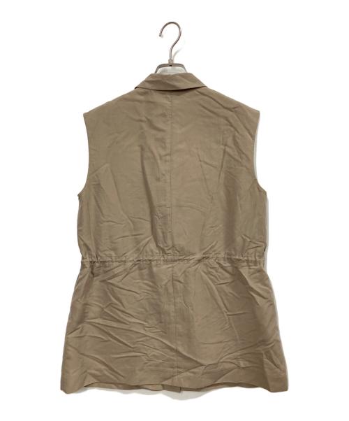 icB（アイシービー）icB (アイシービー) UnleashLite ジレ ベージュ サイズ:4 (9)の古着・服飾アイテム