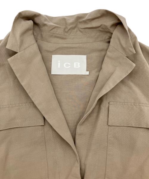 icB（アイシービー）icB (アイシービー) UnleashLite ジレ ベージュ サイズ:4 (9)の古着・服飾アイテム