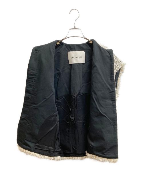 DEPAREILLE（デパリエ）DEPAREILLE (デパリエ) ツイードベスト ベージュ サイズ:ーの古着・服飾アイテム