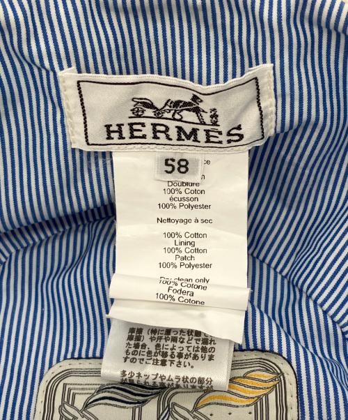 HERMES（エルメス）HERMES (エルメス) エデン/Eden　バケットハット　エクル　 エクル サイズ:58の古着・服飾アイテム