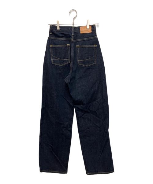 Something（サムシング）Something (サムシング) スーパーハイライズワイドストレートデニムパンツ インディゴ サイズ:Sの古着・服飾アイテム