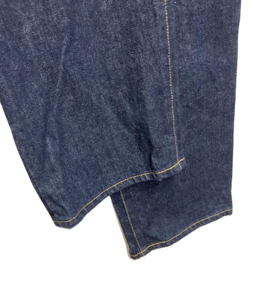 Something（サムシング）Something (サムシング) スーパーハイライズワイドストレートデニムパンツ インディゴ サイズ:Sの古着・服飾アイテム