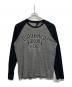 DSQUARED2（ディースクエアード）の古着「ダメージ加工 ラグランカットソー」｜グレー