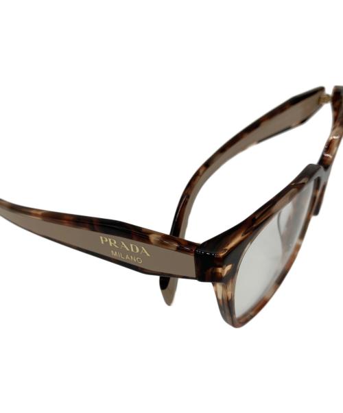 PRADA（プラダ）PRADA (プラダ) アイウェア ブラウン サイズ:55□17の古着・服飾アイテム