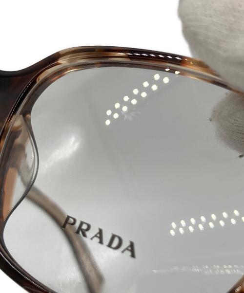 PRADA（プラダ）PRADA (プラダ) アイウェア ブラウン サイズ:55□17の古着・服飾アイテム