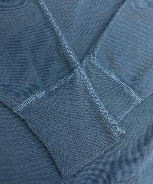 THREE DOTS（スリードッツ）THREE DOTS (スリードッツ) サルファイドダイ モックネックドレス グリーン サイズ:Sの古着・服飾アイテム